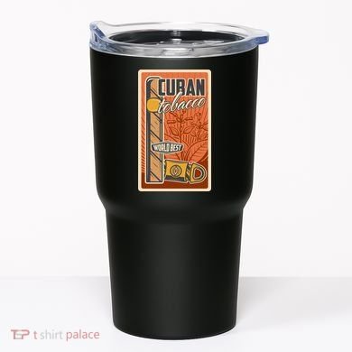 Cuba Travel Retro Cuban Cigar Tabaco Tumbler