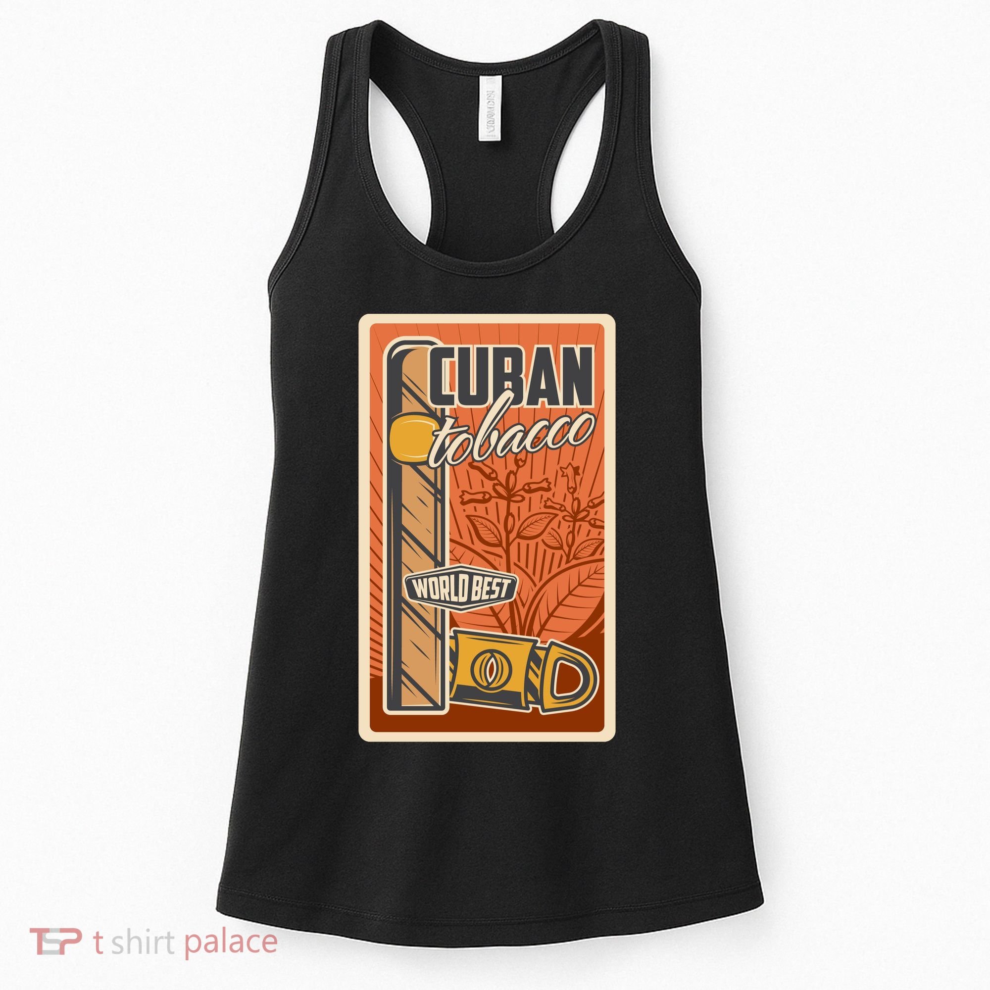 Cuba Travel Retro Cuban Cigar Tabaco Women's Tank Top