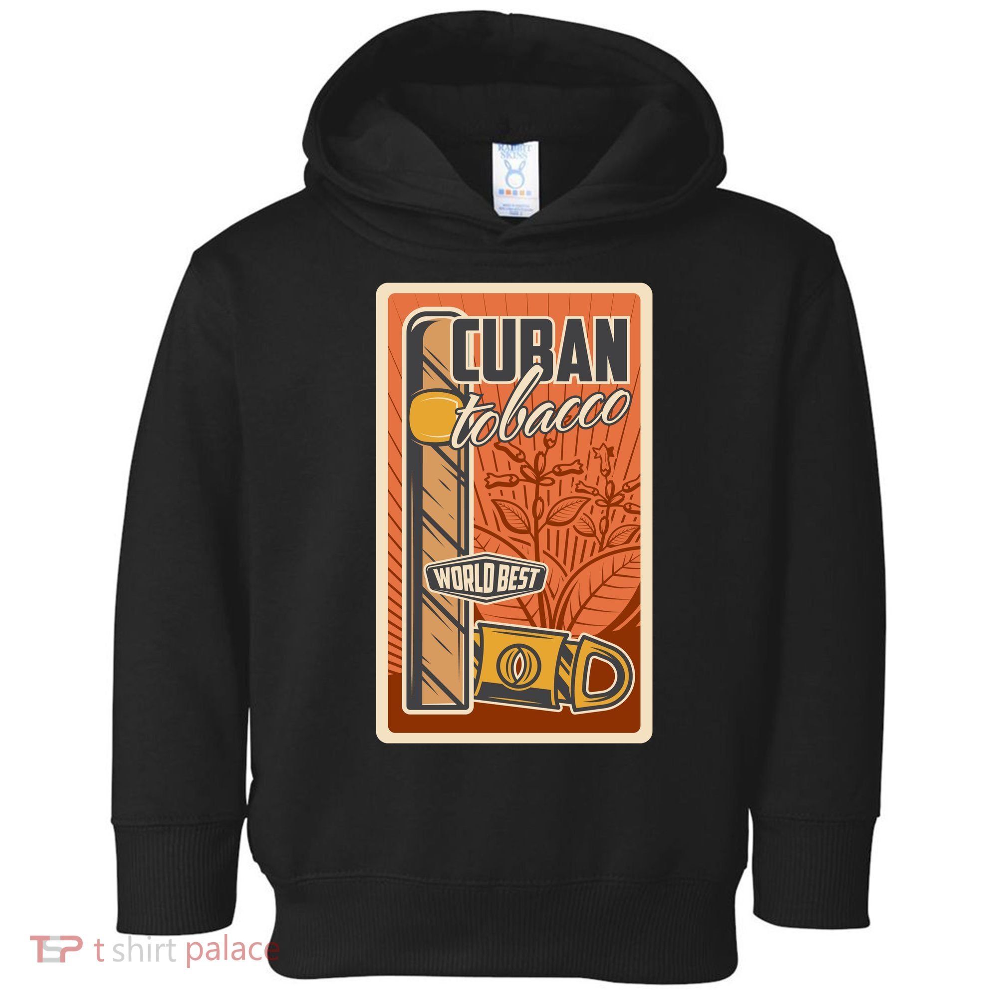 Cuba Travel Retro Cuban Cigar Tabaco Toddler Hoodie