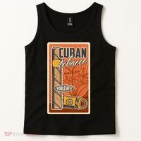 Cuba Travel Retro Cuban Cigar Tabaco Tank Top thumb 2