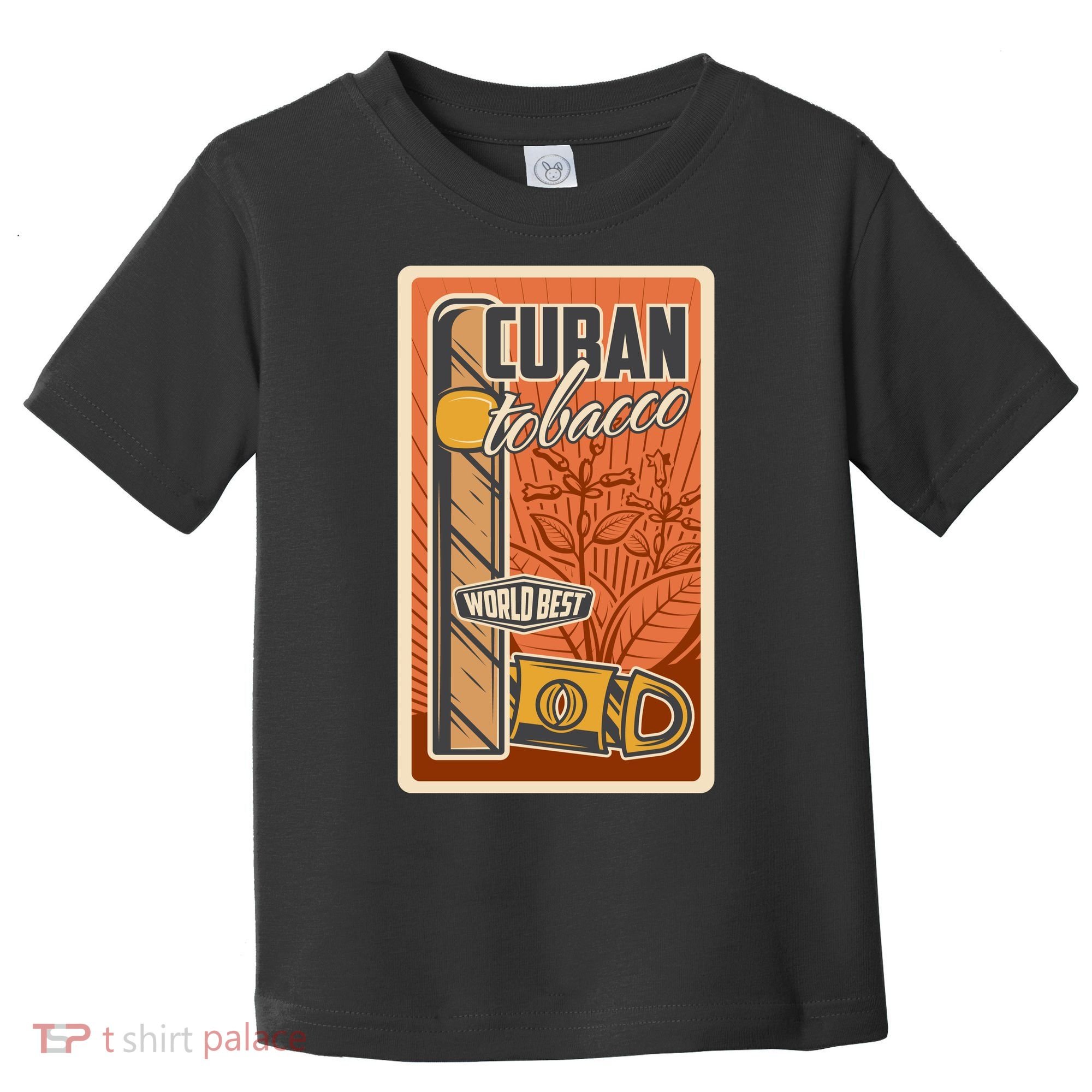 Cuba Travel Retro Cuban Cigar Tabaco Toddler T-Shirt