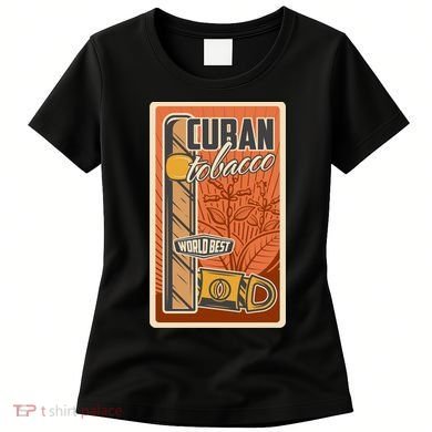 Cuba Travel Retro Cuban Cigar Tabaco Women's T-Shirt