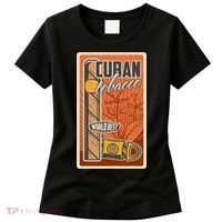 Cuba Travel Retro Cuban Cigar Tabaco Women's T-Shirt thumb 0