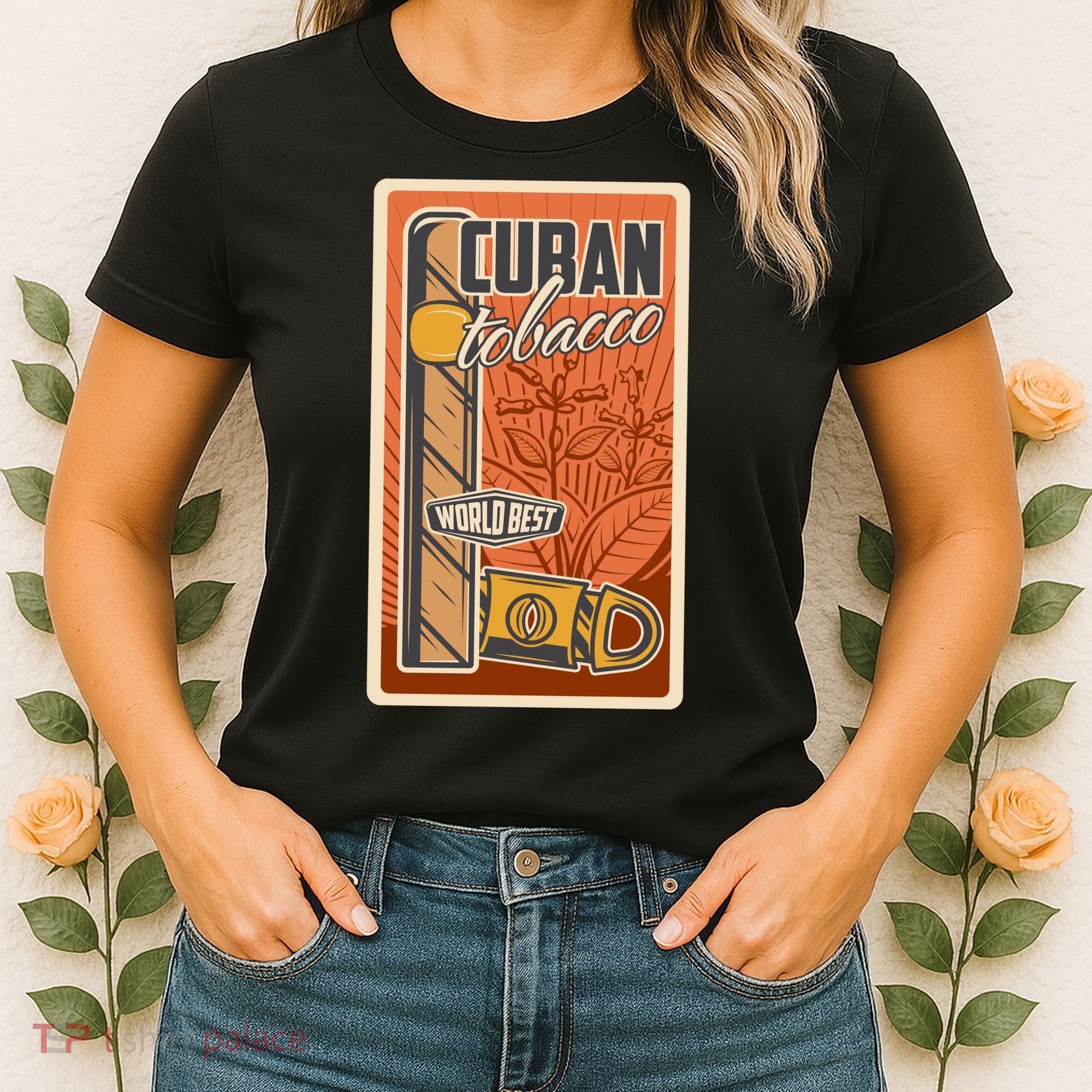 Cuba Travel Retro Cuban Cigar Tabaco Women's T-Shirt