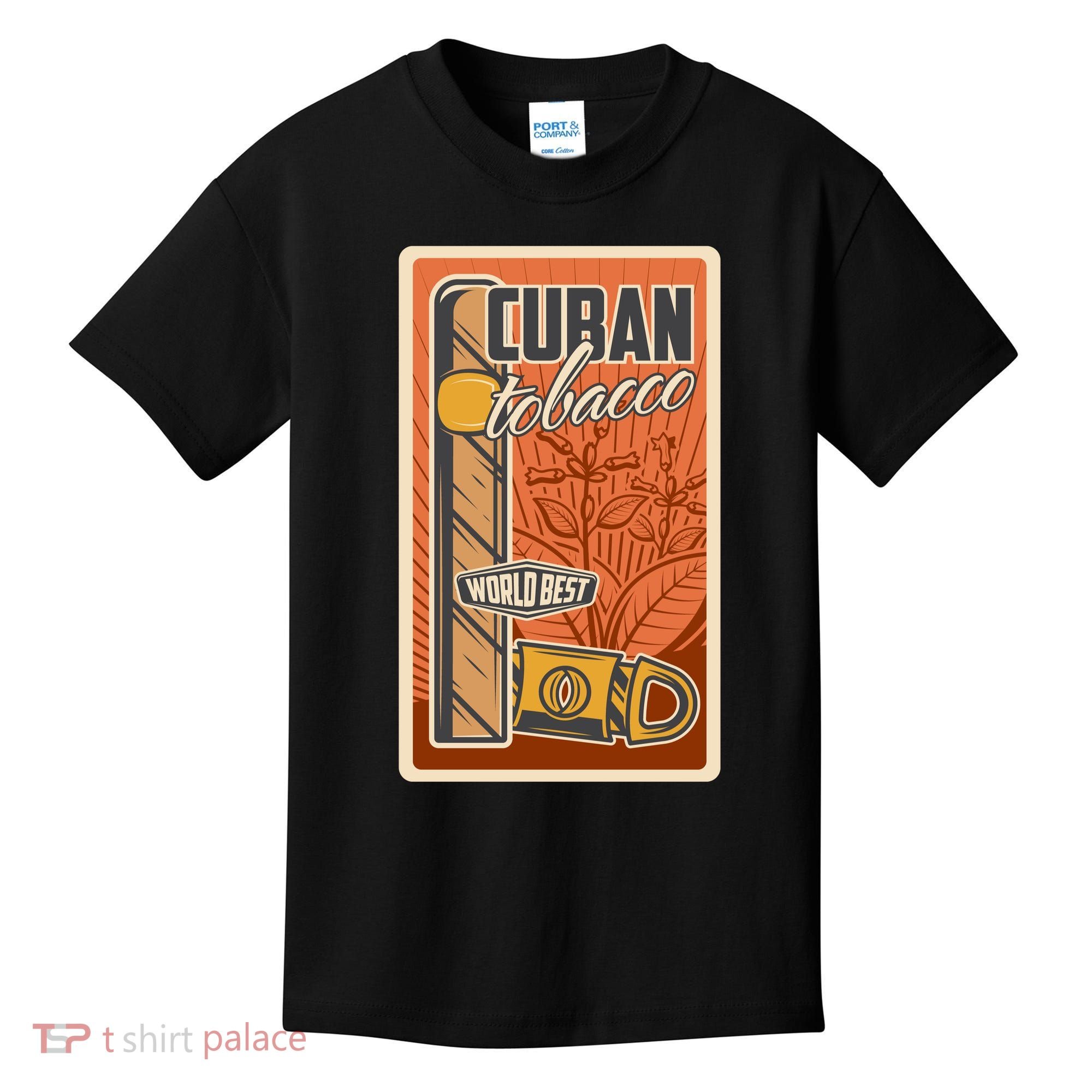 Cuba Travel Retro Cuban Cigar Tabaco Kids T-Shirt