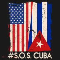 Cuba USA Flags United #S.O.S.CUBA Ornament thumb 1