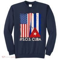 Cuba USA Flags United #S.O.S.CUBA Sweatshirt thumb 0