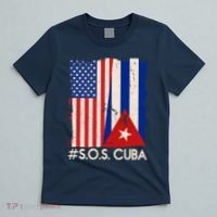 Cuba USA Flags United #S.O.S.CUBA T-Shirt thumb 5