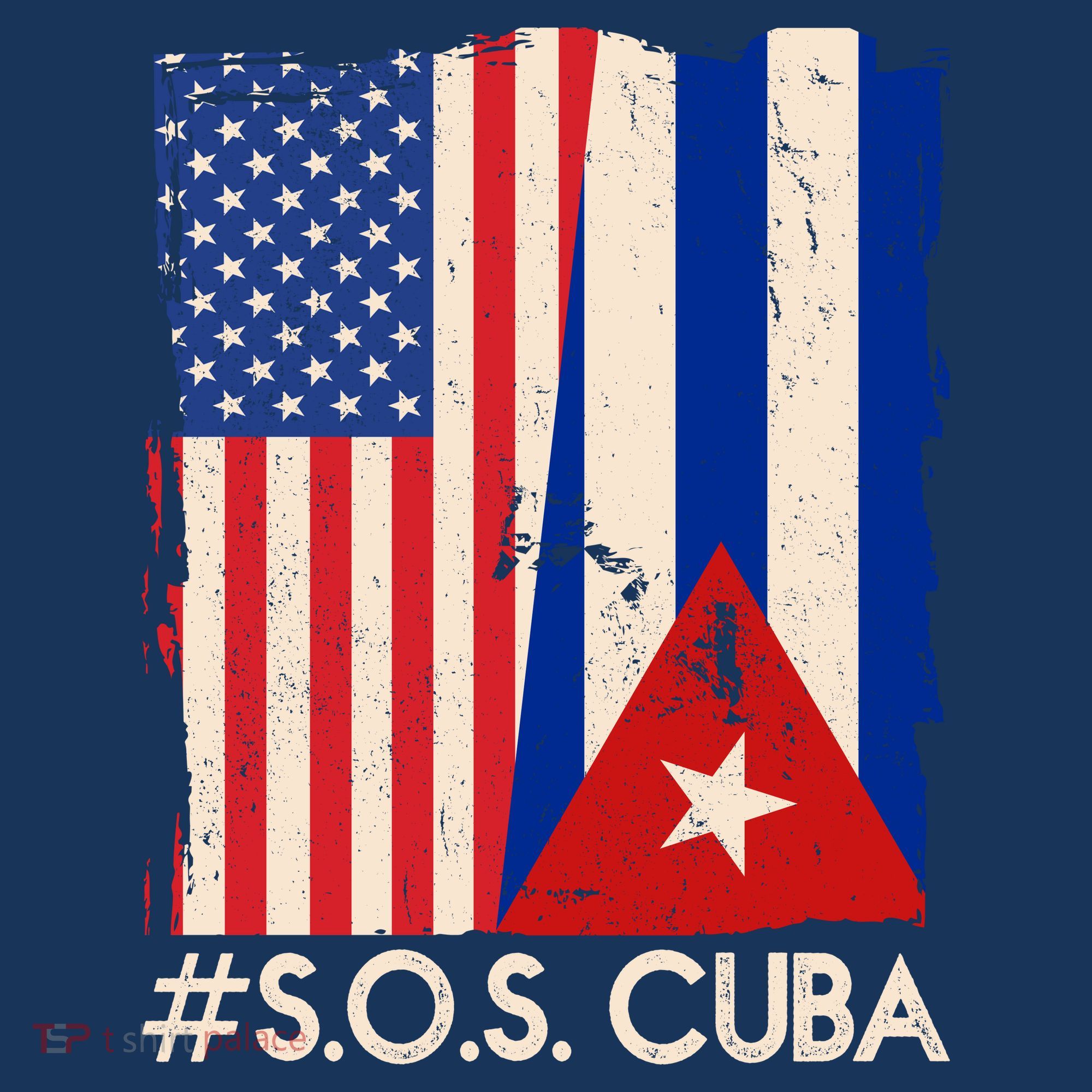Cuba USA Flags United #S.O.S.CUBA Beanie