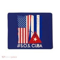 Cuba USA Flags United #S.O.S.CUBA Mousepad thumb 0
