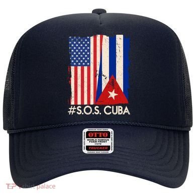 Cuba USA Flags United #S.O.S.CUBA Hat