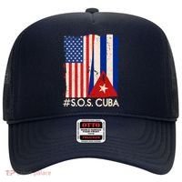 Cuba USA Flags United #S.O.S.CUBA Hat thumb 0