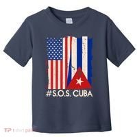 Cuba USA Flags United #S.O.S.CUBA Toddler T-Shirt thumb 0