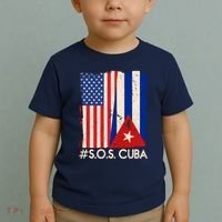 Cuba USA Flags United #S.O.S.CUBA Toddler T-Shirt thumb 2
