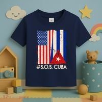Cuba USA Flags United #S.O.S.CUBA Toddler T-Shirt thumb 3