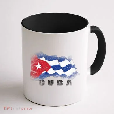 Cuban Flag Cuba Coffee Mug back