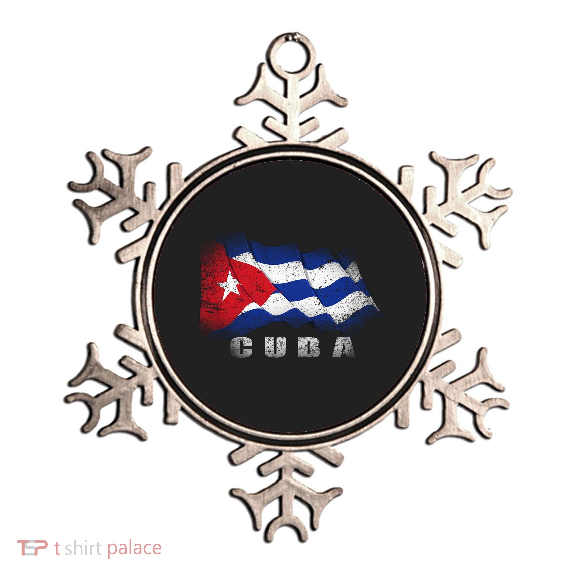 Cuban Flag Cuba Ornament