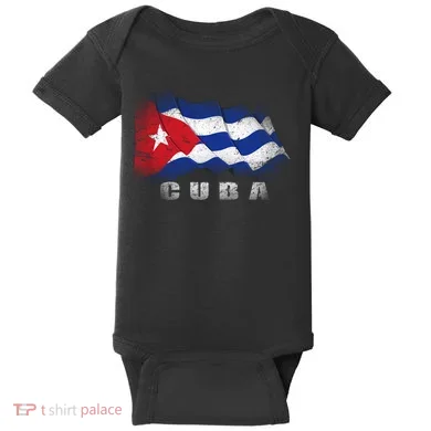 Cuban Flag Cuba Baby Bodysuit