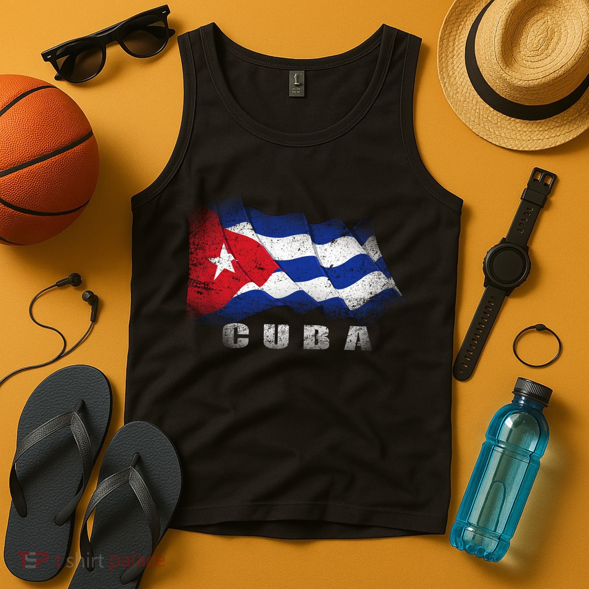 Cuban Flag Cuba Tank Top