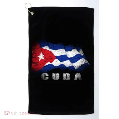 Cuban Flag Cuba Golf Towel