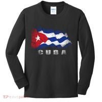 Cuban Flag Cuba Kids Long Sleeve Shirt thumb 0