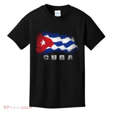 Cuban Flag Cuba Kids T-Shirt