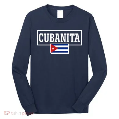 Cubanita Support Cuba Long Sleeve Shirt