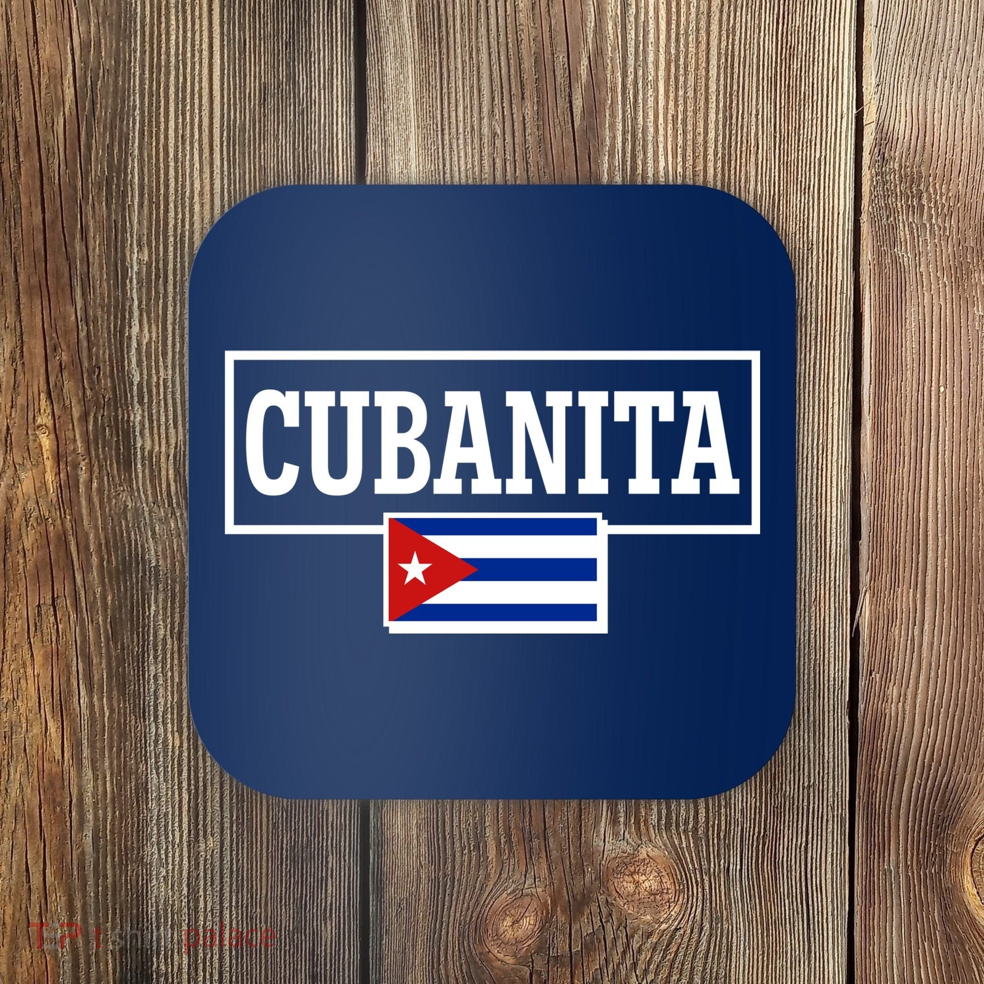 Cubanita Support Cuba Coaster