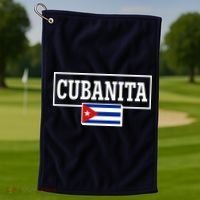Cubanita Support Cuba Golf Towel thumb 1