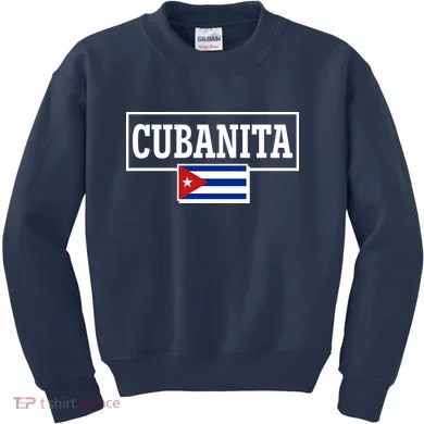 Cubanita Support Cuba Kids Sweatshirt