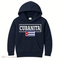 Cubanita Support Cuba Kids Hoodie thumb 0