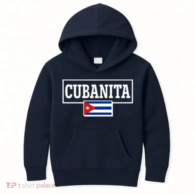 Cubanita Support Cuba Kids Hoodie