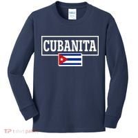 Cubanita Support Cuba Kids Long Sleeve Shirt thumb 0