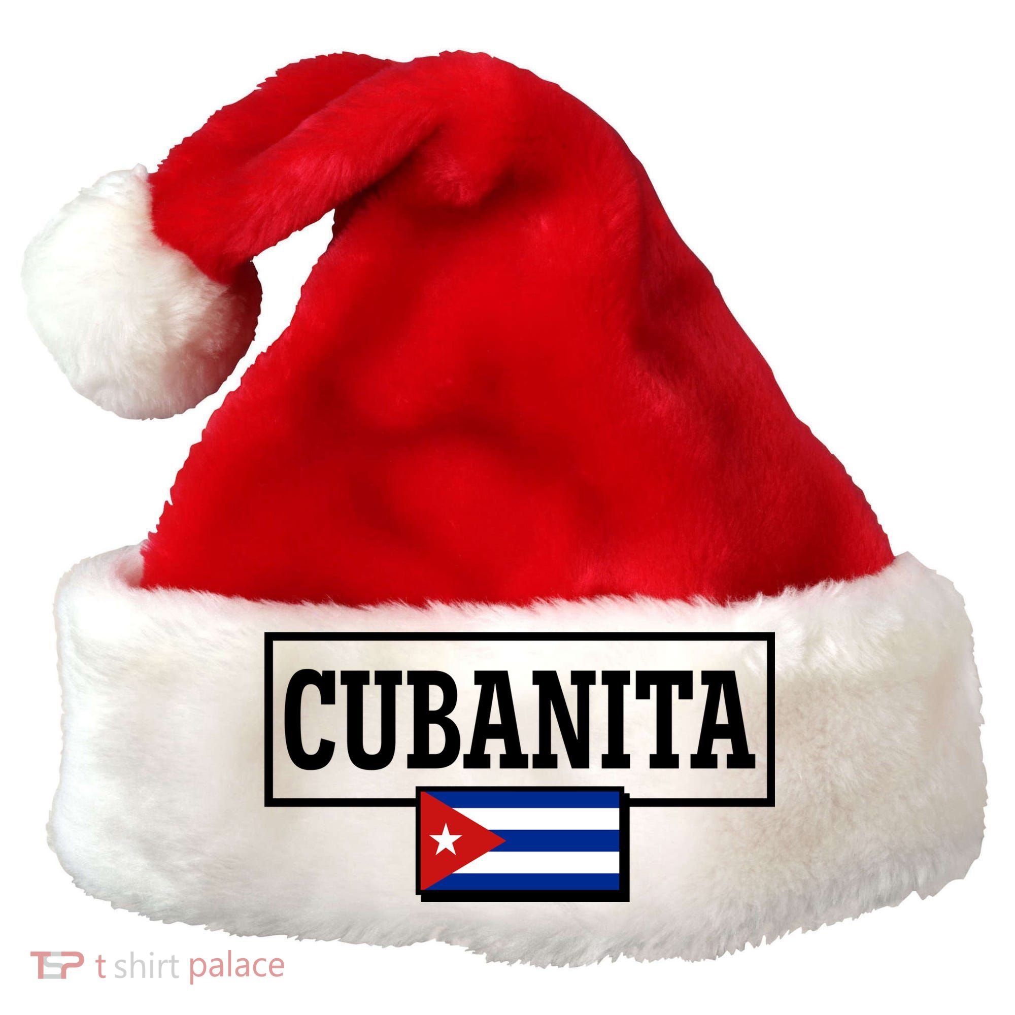 Cubanita Support Cuba Santa Hat