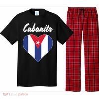 Cubanita Women Cuba Flag Hear Pajama Set thumb 0