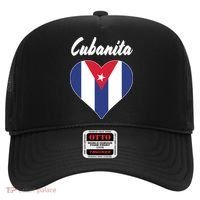 Cubanita Women Cuba Flag Hear Hat thumb 0