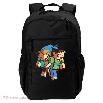 Cubic People Cartoon Backpack