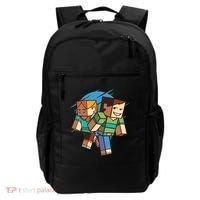 Cubic People Cartoon Backpack thumb 0