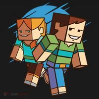 Cubic People Cartoon Backpack thumb 2