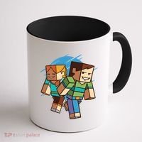 Cubic People Cartoon Coffee Mug thumb 1