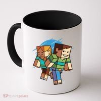 Cubic People Cartoon Coffee Mug thumb 0