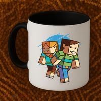 Cubic People Cartoon Coffee Mug thumb 2