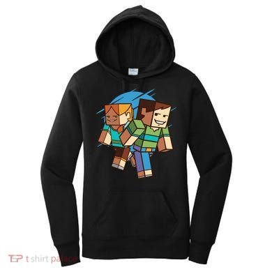 Cubic People Cartoon Women's Hoodie