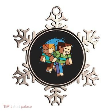 Cubic People Cartoon Ornament
