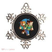 Cubic People Cartoon Ornament thumb 0