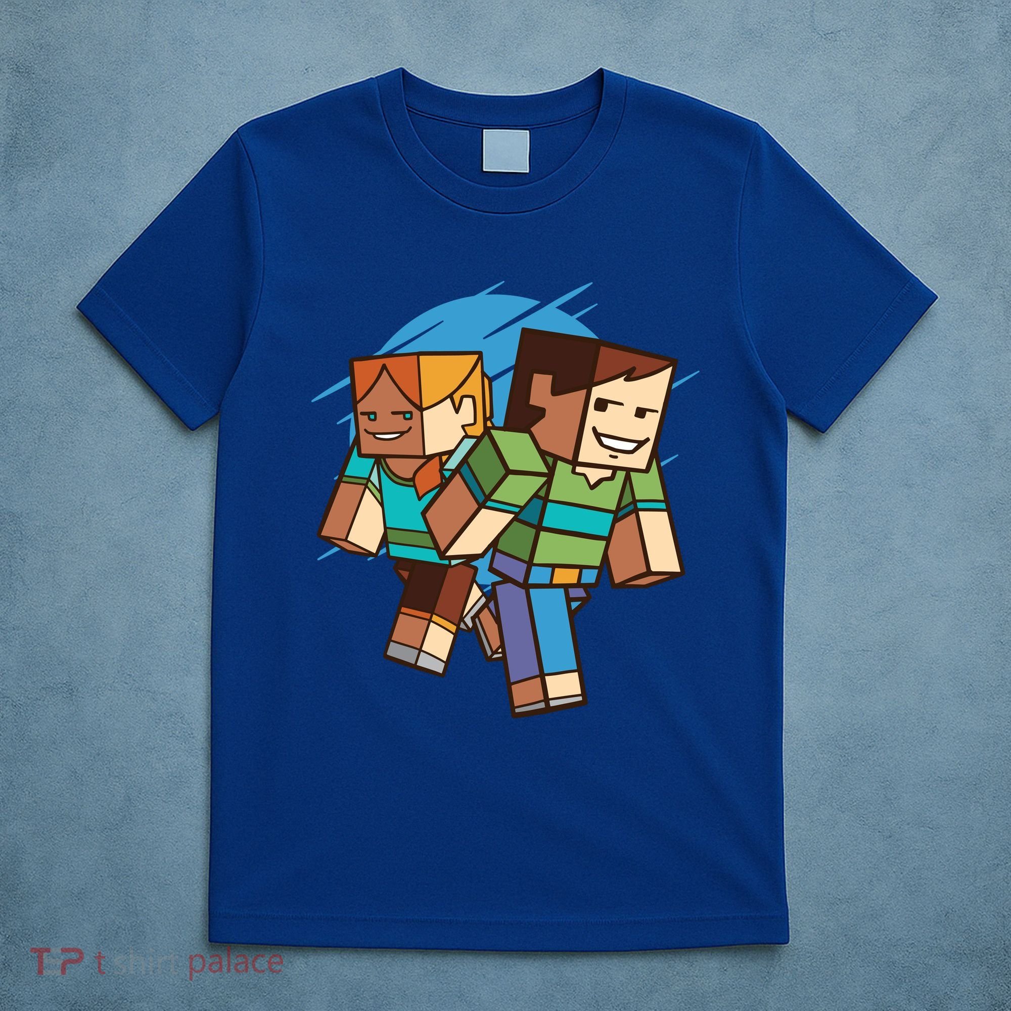 Cubic People Cartoon T-Shirt