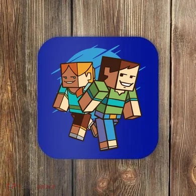 Cubic People Cartoon Coaster