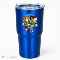 Cubic People Cartoon Tumbler thumb 0