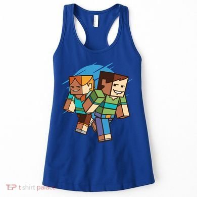 Cubic People Cartoon Women's Tank Top