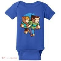 Cubic People Cartoon Baby Bodysuit thumb 0